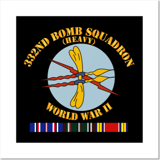 332nd Bomb Squadron WWII w SVC Posters and Art